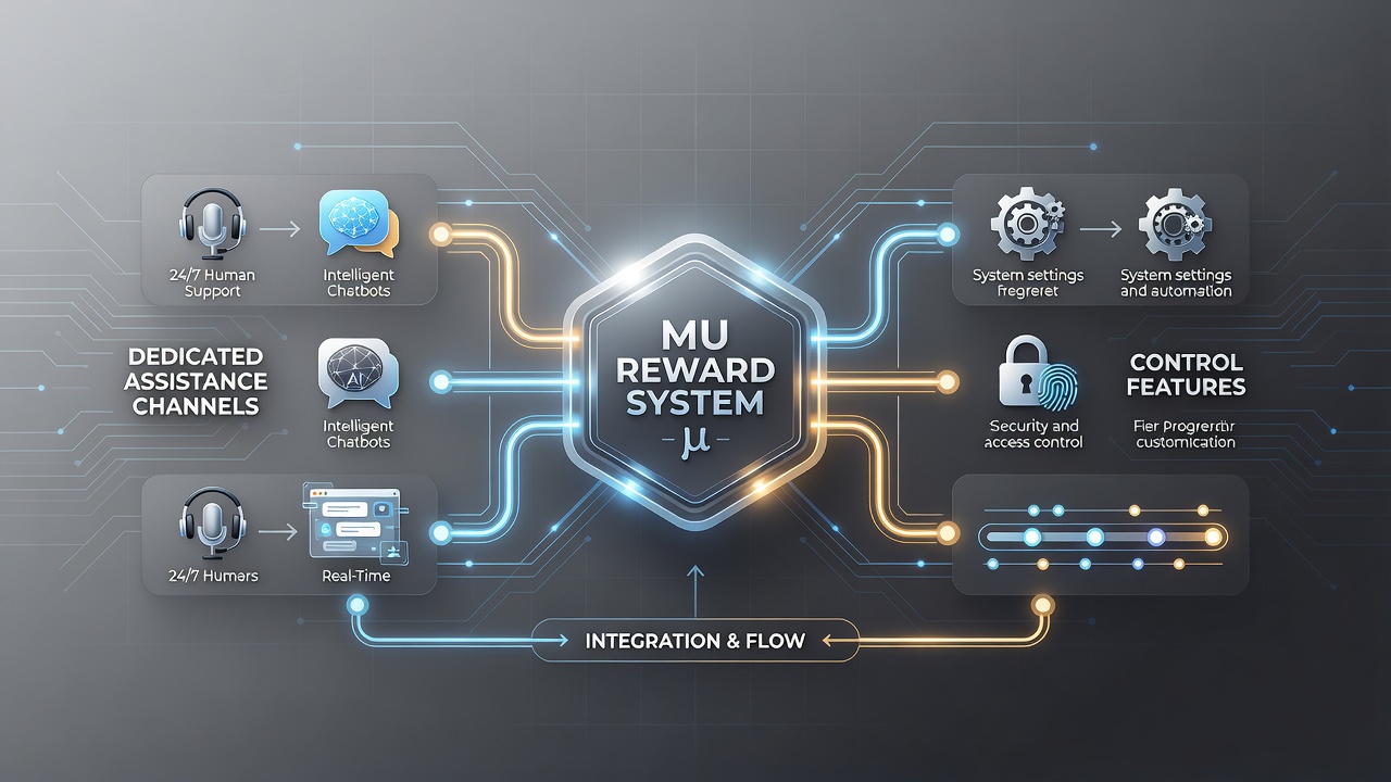 Control features and support integration in high-tier wagering reward systems